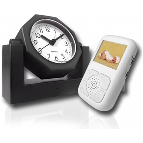 Covert Wireless Spy Camera Alarm Clock - Click Image to Close